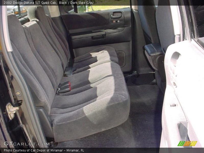 Black / Dark Slate Gray 2002 Dodge Dakota SLT Quad Cab
