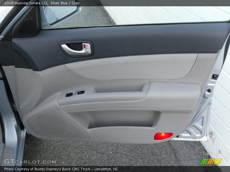 Silver Blue / Gray 2008 Hyundai Sonata GLS