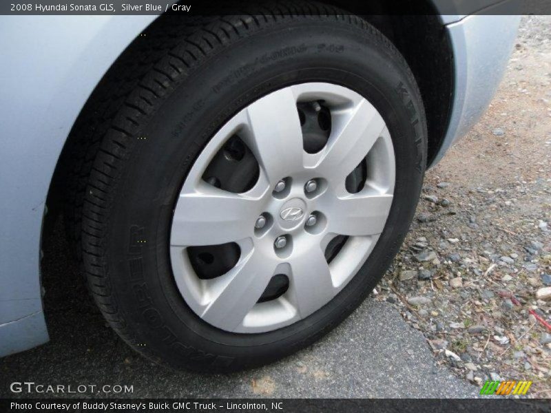 Silver Blue / Gray 2008 Hyundai Sonata GLS