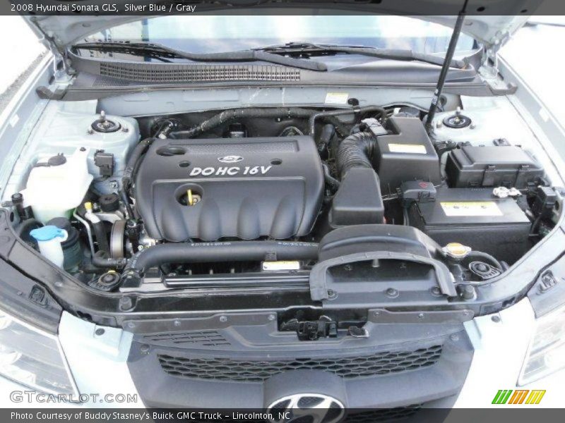 Silver Blue / Gray 2008 Hyundai Sonata GLS
