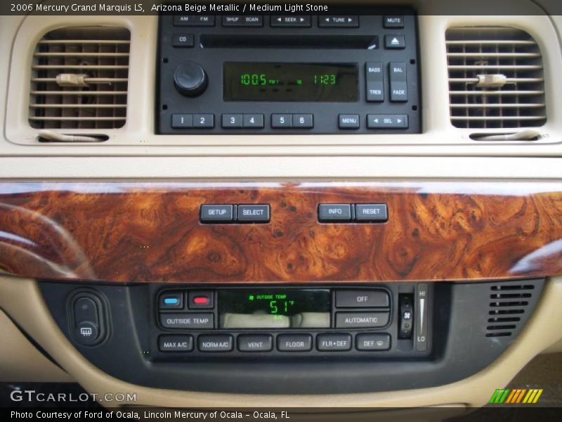 Arizona Beige Metallic / Medium Light Stone 2006 Mercury Grand Marquis LS