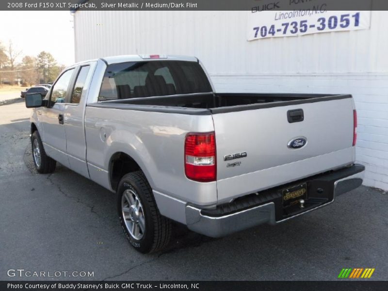 Silver Metallic / Medium/Dark Flint 2008 Ford F150 XLT SuperCab