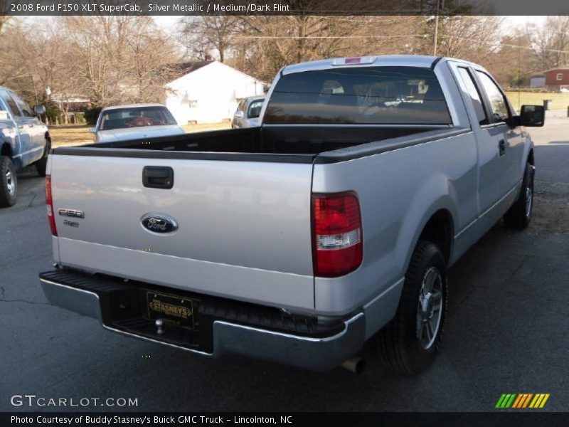 Silver Metallic / Medium/Dark Flint 2008 Ford F150 XLT SuperCab