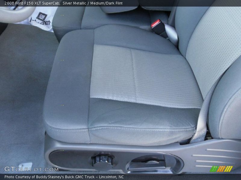 Silver Metallic / Medium/Dark Flint 2008 Ford F150 XLT SuperCab