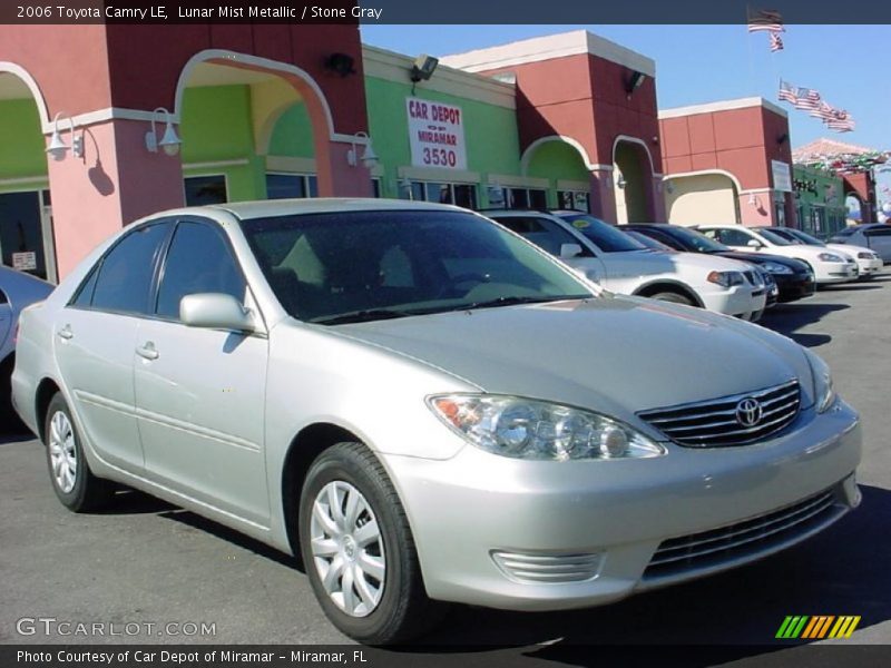 Lunar Mist Metallic / Stone Gray 2006 Toyota Camry LE