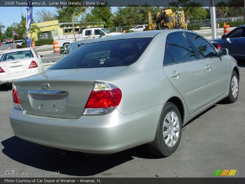 Lunar Mist Metallic / Stone Gray 2006 Toyota Camry LE