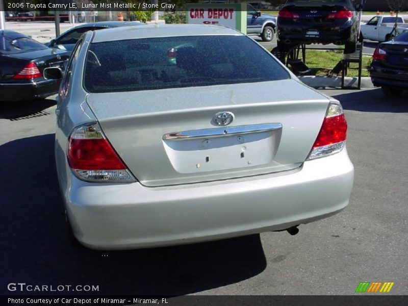 Lunar Mist Metallic / Stone Gray 2006 Toyota Camry LE