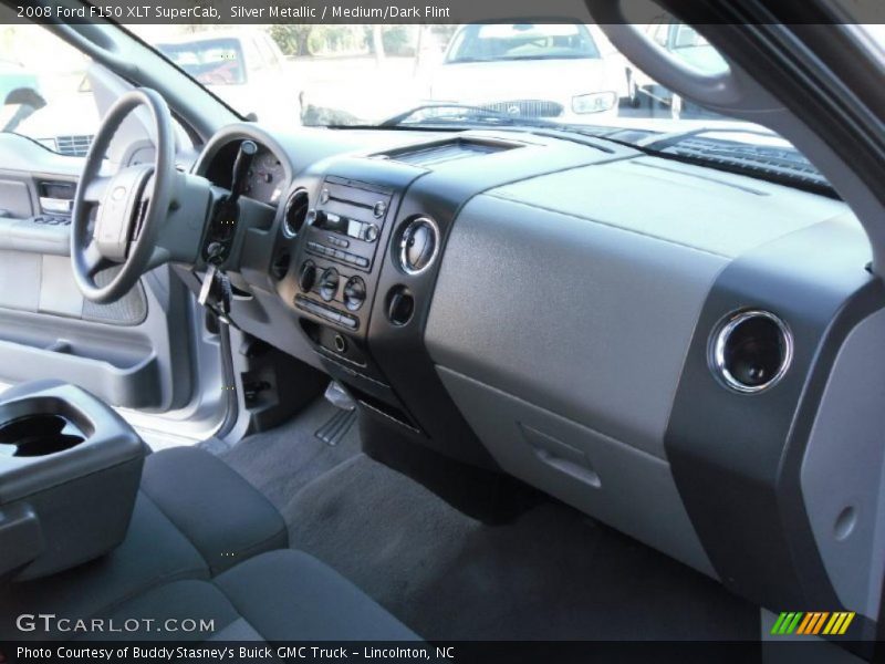 Silver Metallic / Medium/Dark Flint 2008 Ford F150 XLT SuperCab