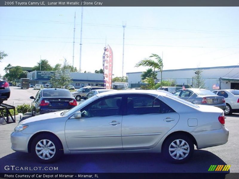 Lunar Mist Metallic / Stone Gray 2006 Toyota Camry LE