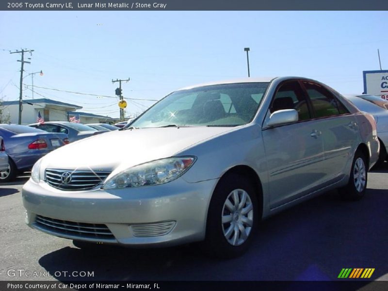 Lunar Mist Metallic / Stone Gray 2006 Toyota Camry LE