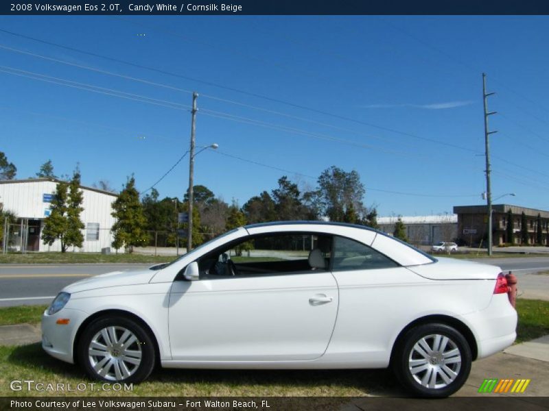 Candy White / Cornsilk Beige 2008 Volkswagen Eos 2.0T