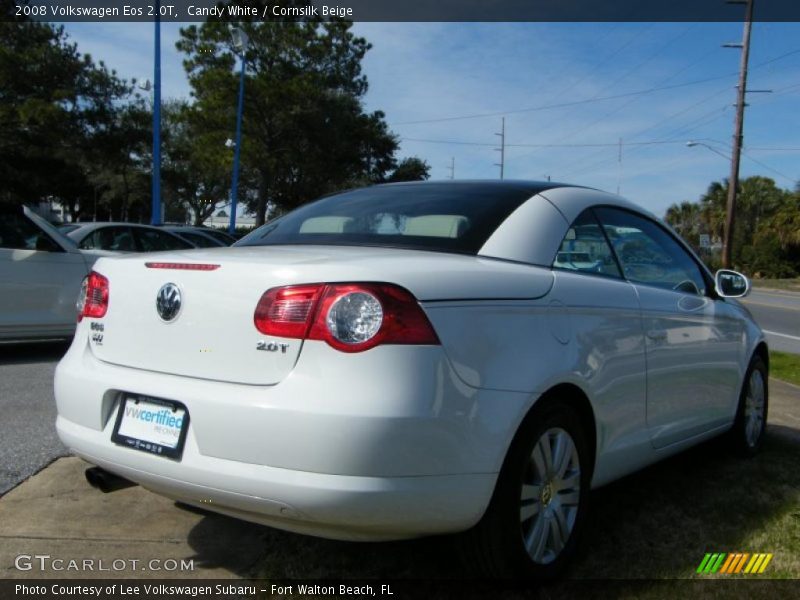 Candy White / Cornsilk Beige 2008 Volkswagen Eos 2.0T