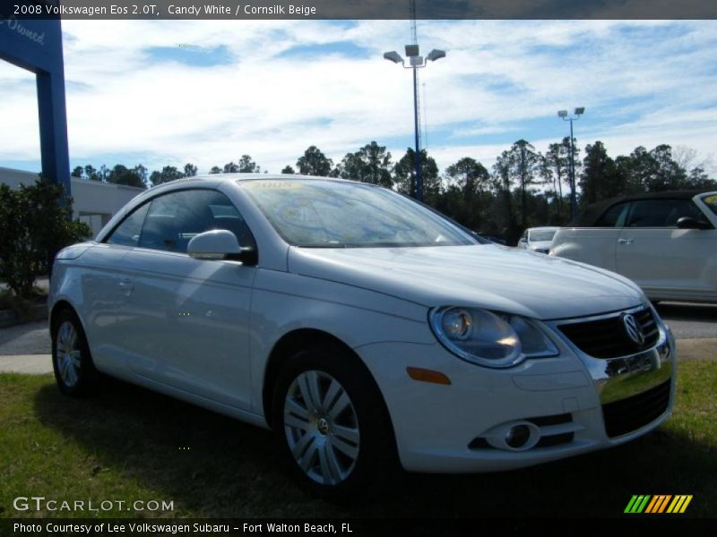 Candy White / Cornsilk Beige 2008 Volkswagen Eos 2.0T