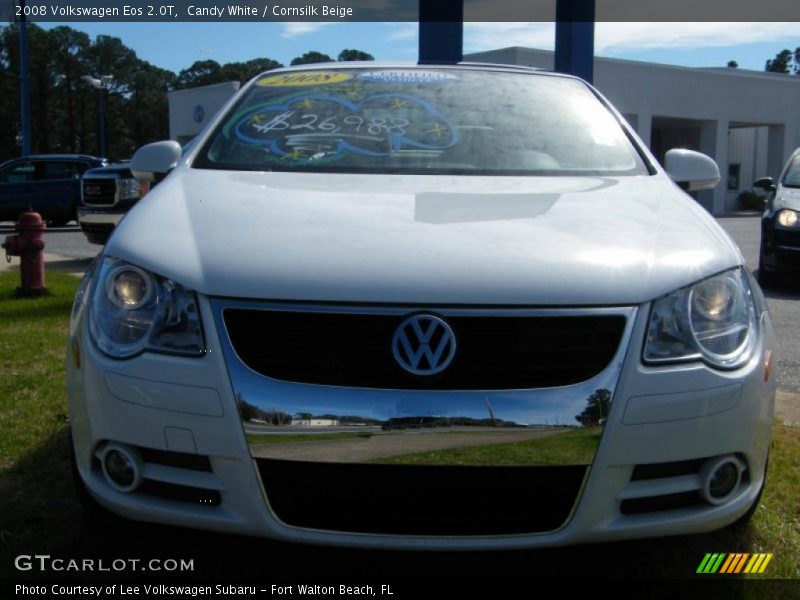 Candy White / Cornsilk Beige 2008 Volkswagen Eos 2.0T