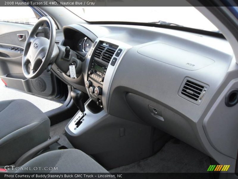 Nautical Blue / Gray 2008 Hyundai Tucson SE 4WD