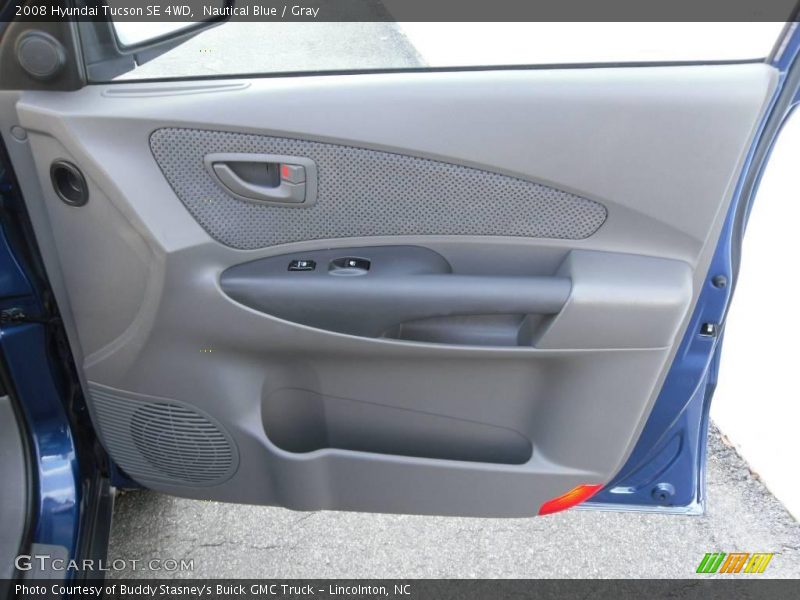 Nautical Blue / Gray 2008 Hyundai Tucson SE 4WD