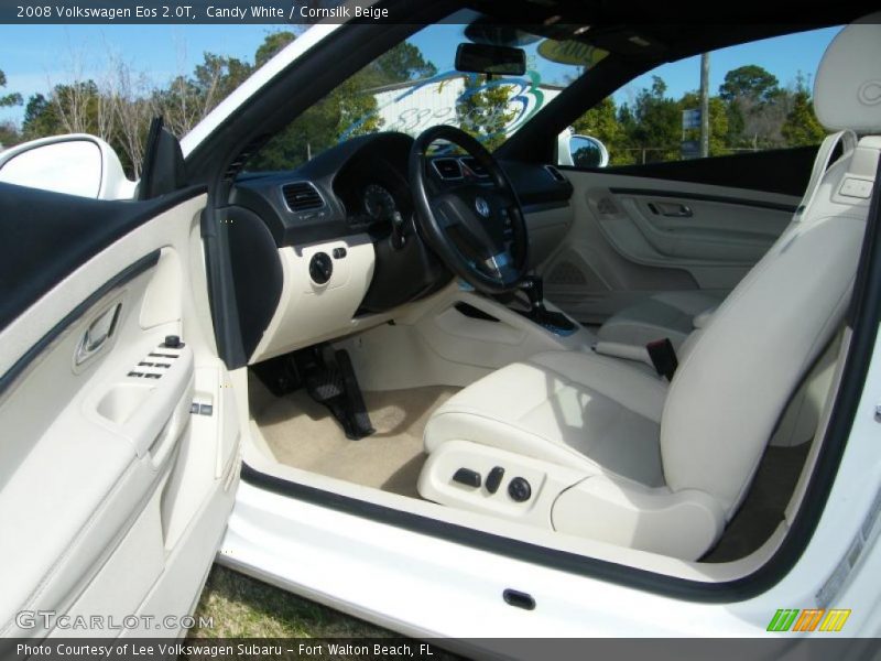 Candy White / Cornsilk Beige 2008 Volkswagen Eos 2.0T