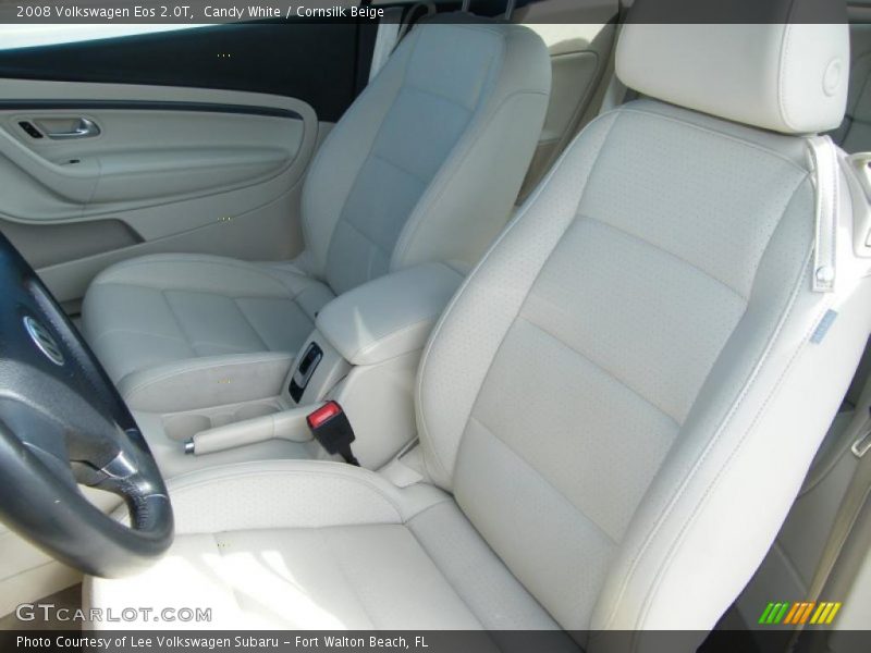 Candy White / Cornsilk Beige 2008 Volkswagen Eos 2.0T