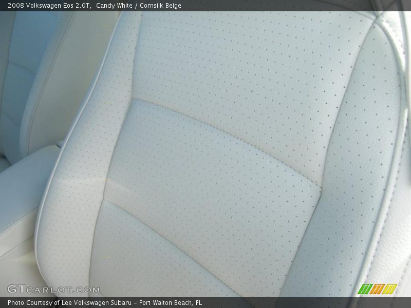 Candy White / Cornsilk Beige 2008 Volkswagen Eos 2.0T