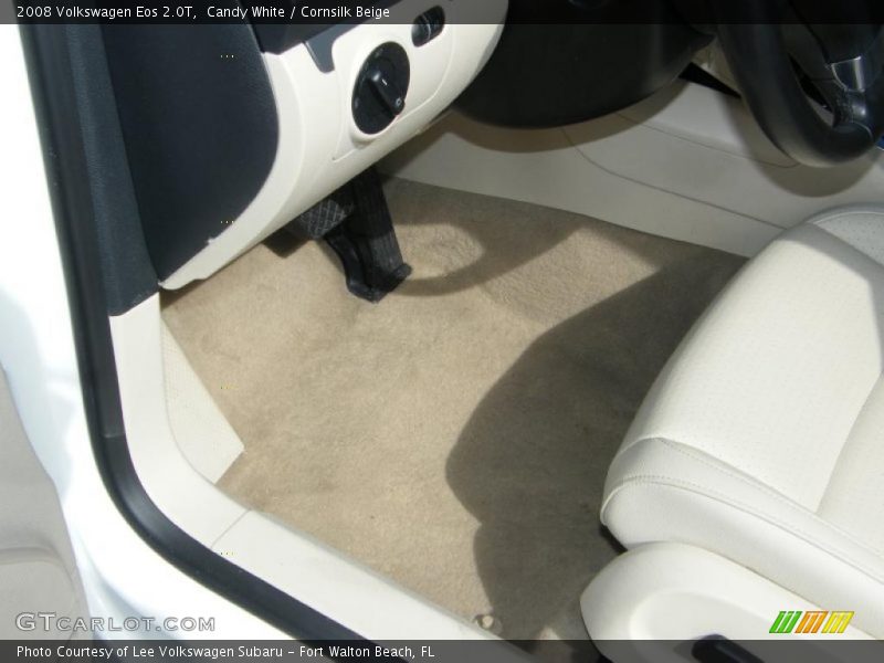 Candy White / Cornsilk Beige 2008 Volkswagen Eos 2.0T