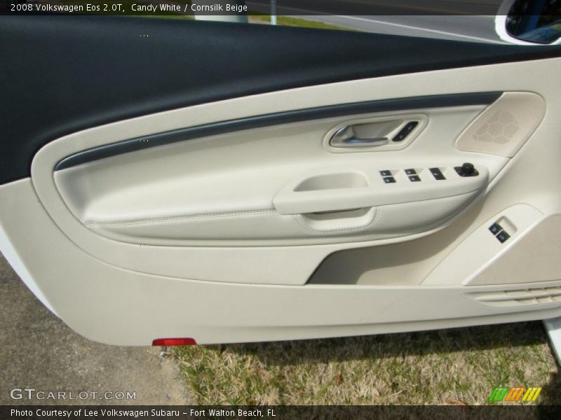 Candy White / Cornsilk Beige 2008 Volkswagen Eos 2.0T
