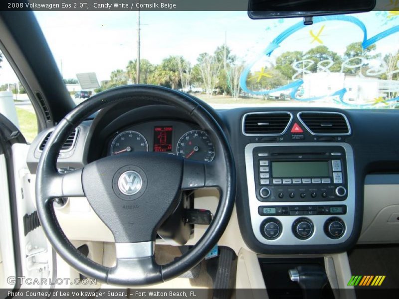 Candy White / Cornsilk Beige 2008 Volkswagen Eos 2.0T
