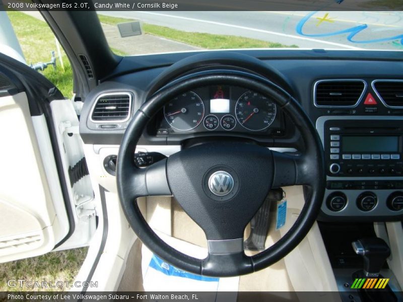 Candy White / Cornsilk Beige 2008 Volkswagen Eos 2.0T
