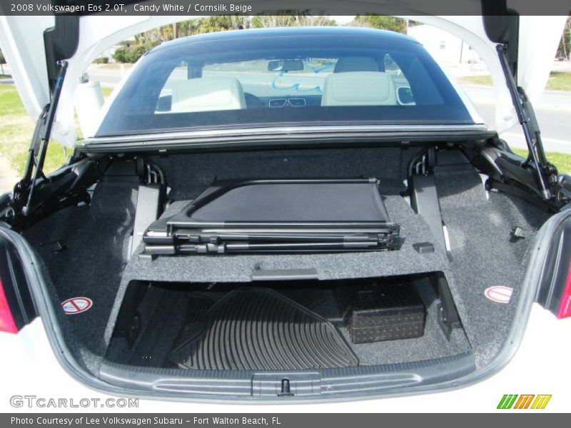 Candy White / Cornsilk Beige 2008 Volkswagen Eos 2.0T