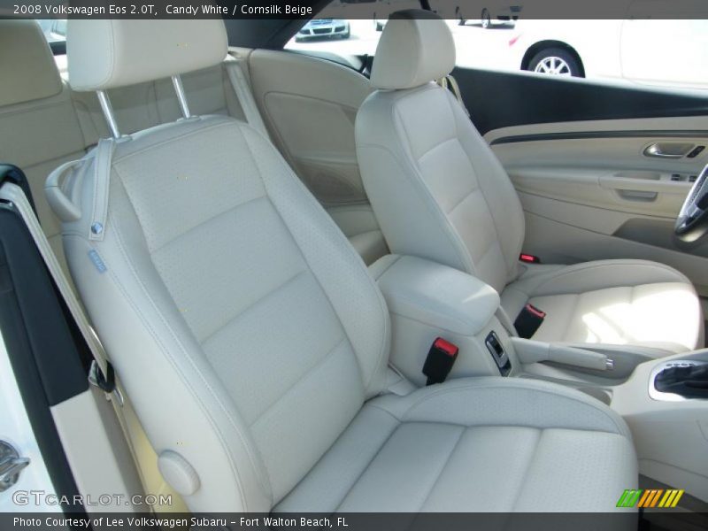 Candy White / Cornsilk Beige 2008 Volkswagen Eos 2.0T