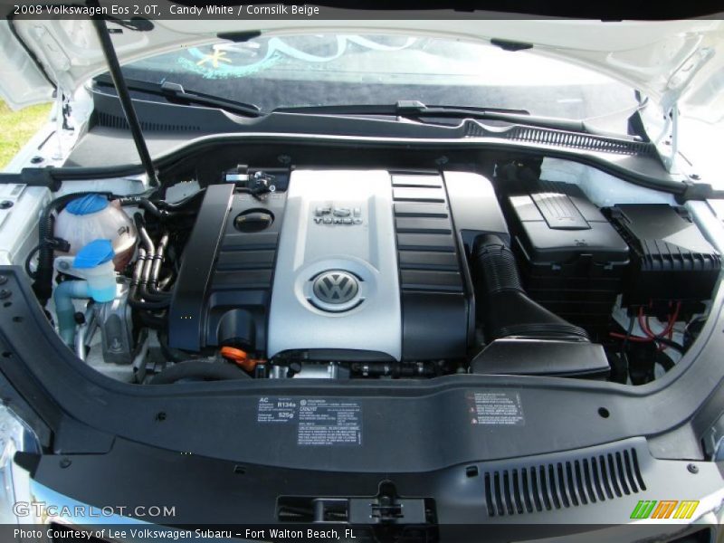 Candy White / Cornsilk Beige 2008 Volkswagen Eos 2.0T