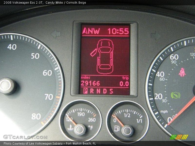 Candy White / Cornsilk Beige 2008 Volkswagen Eos 2.0T