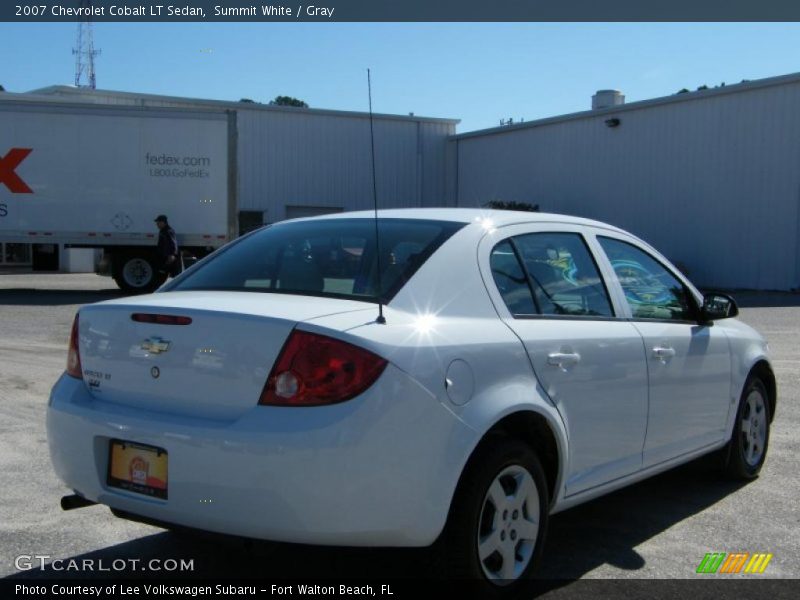 Summit White / Gray 2007 Chevrolet Cobalt LT Sedan