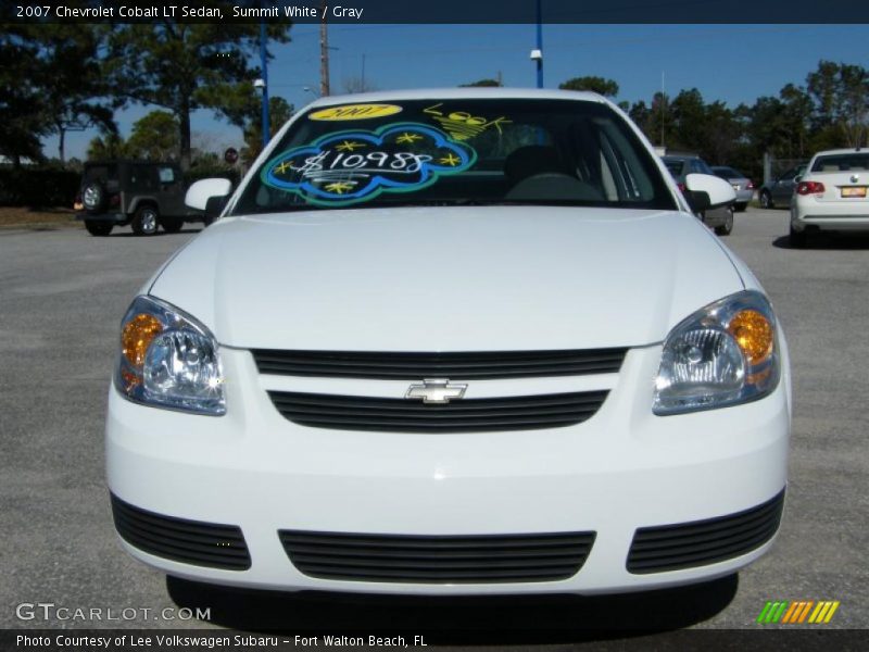 Summit White / Gray 2007 Chevrolet Cobalt LT Sedan