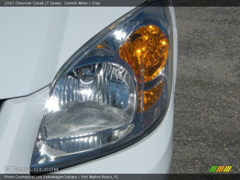 Summit White / Gray 2007 Chevrolet Cobalt LT Sedan