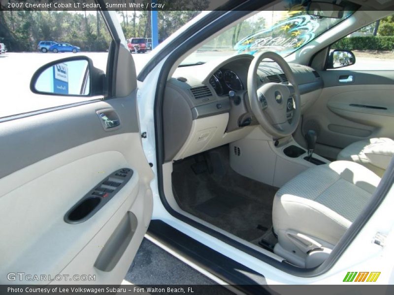 Summit White / Gray 2007 Chevrolet Cobalt LT Sedan