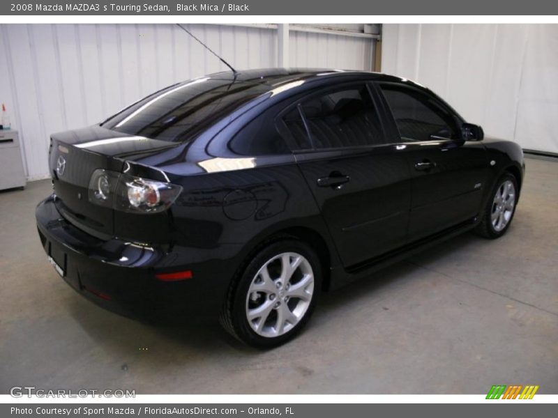 Black Mica / Black 2008 Mazda MAZDA3 s Touring Sedan