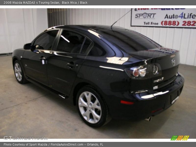 Black Mica / Black 2008 Mazda MAZDA3 s Touring Sedan