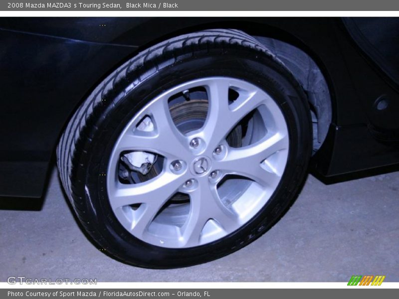 Black Mica / Black 2008 Mazda MAZDA3 s Touring Sedan