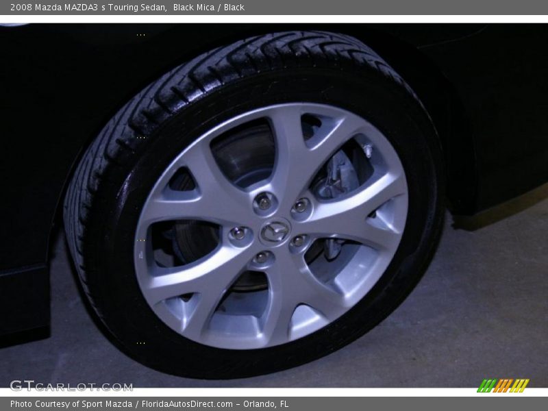 Black Mica / Black 2008 Mazda MAZDA3 s Touring Sedan