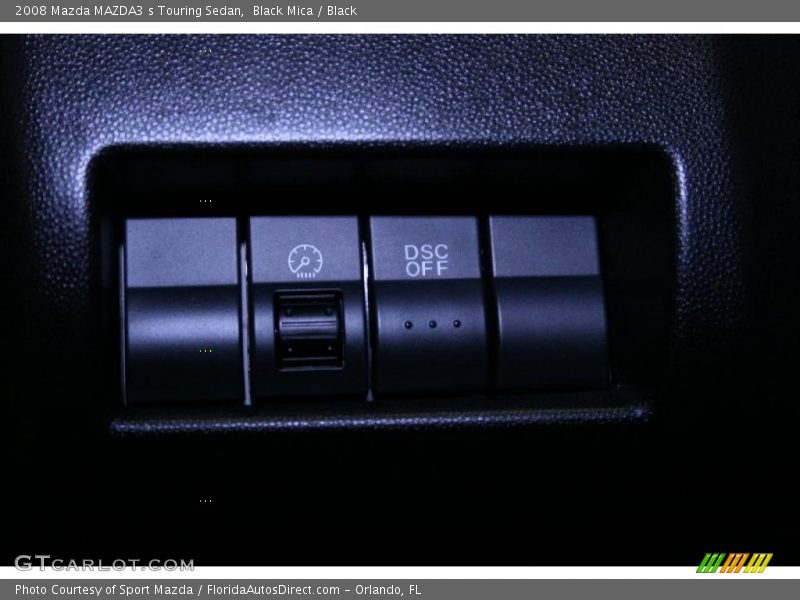 Black Mica / Black 2008 Mazda MAZDA3 s Touring Sedan