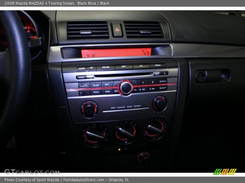 Black Mica / Black 2008 Mazda MAZDA3 s Touring Sedan