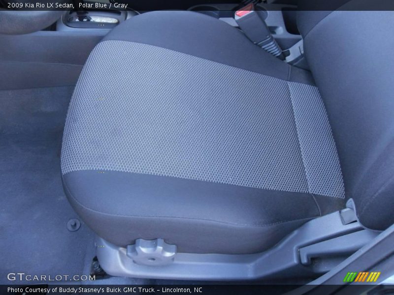 Polar Blue / Gray 2009 Kia Rio LX Sedan