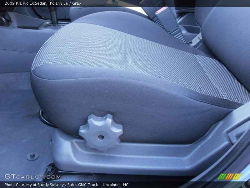 Polar Blue / Gray 2009 Kia Rio LX Sedan