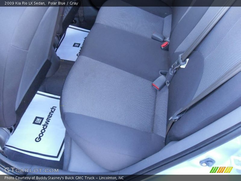 Polar Blue / Gray 2009 Kia Rio LX Sedan