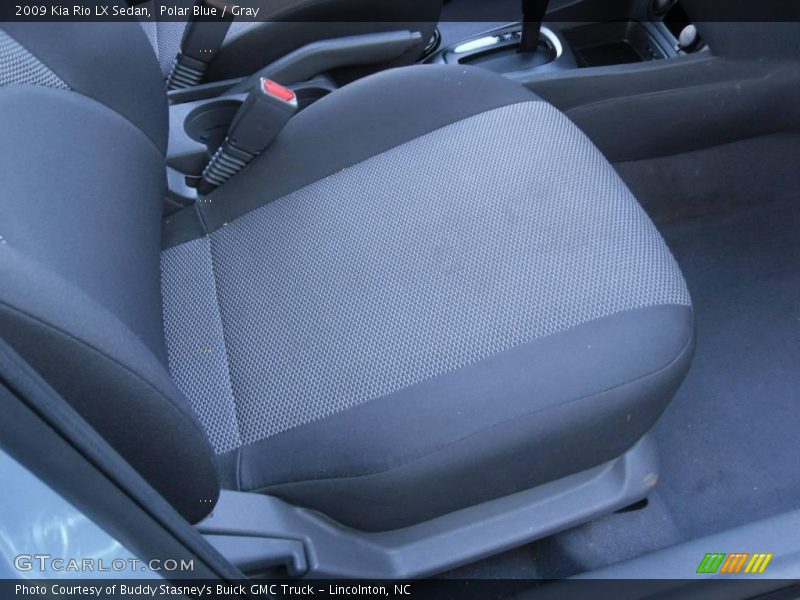 Polar Blue / Gray 2009 Kia Rio LX Sedan