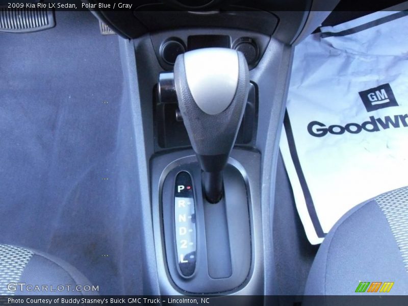 Polar Blue / Gray 2009 Kia Rio LX Sedan