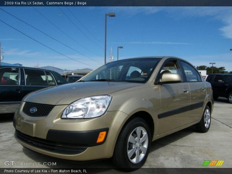 Cashmere Beige / Beige 2009 Kia Rio LX Sedan