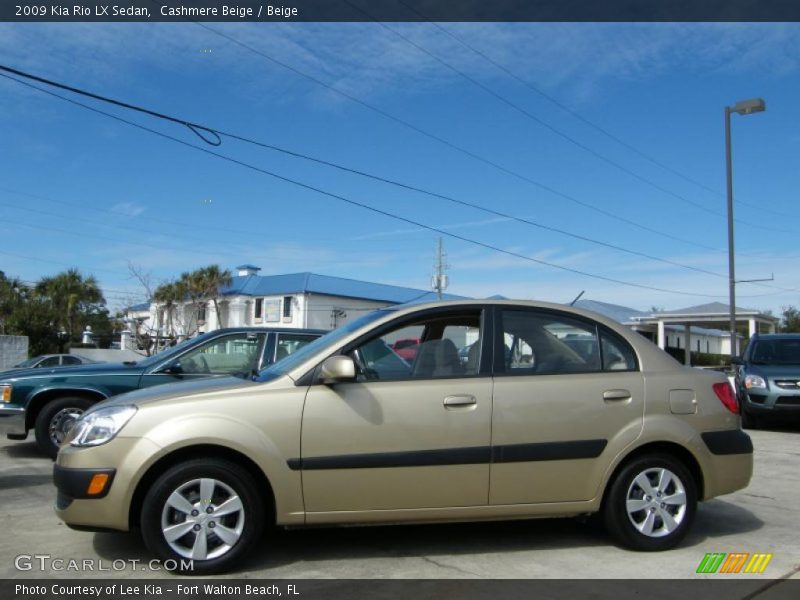 Cashmere Beige / Beige 2009 Kia Rio LX Sedan