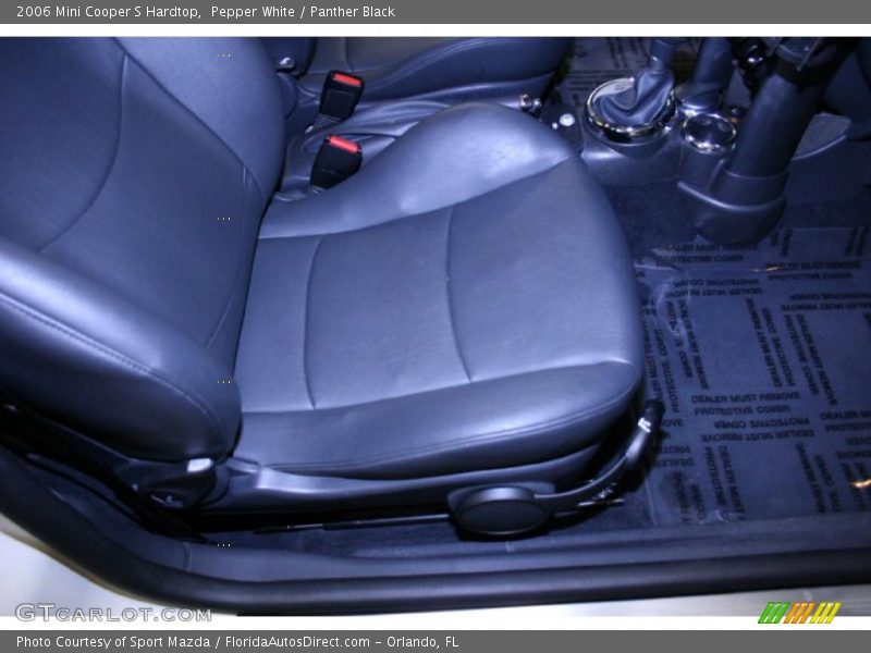 Pepper White / Panther Black 2006 Mini Cooper S Hardtop