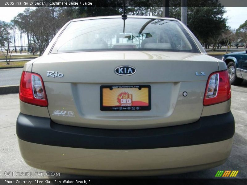 Cashmere Beige / Beige 2009 Kia Rio LX Sedan